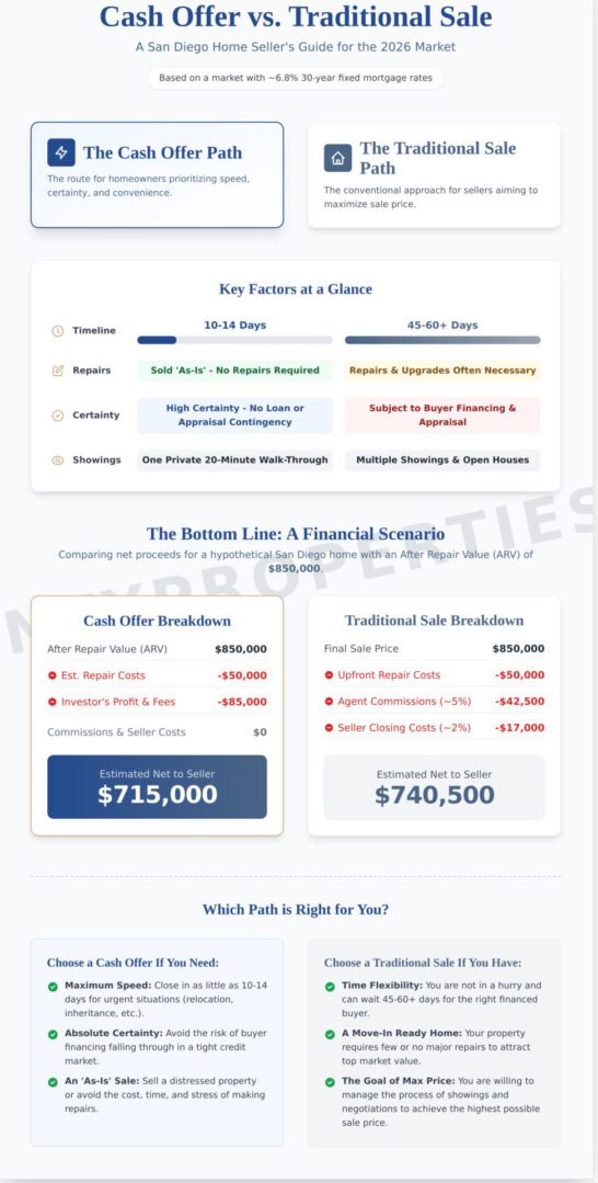 Getting a Cash Offer for My House in San Diego: The 2026 Homeowner’s Guide - Infographic