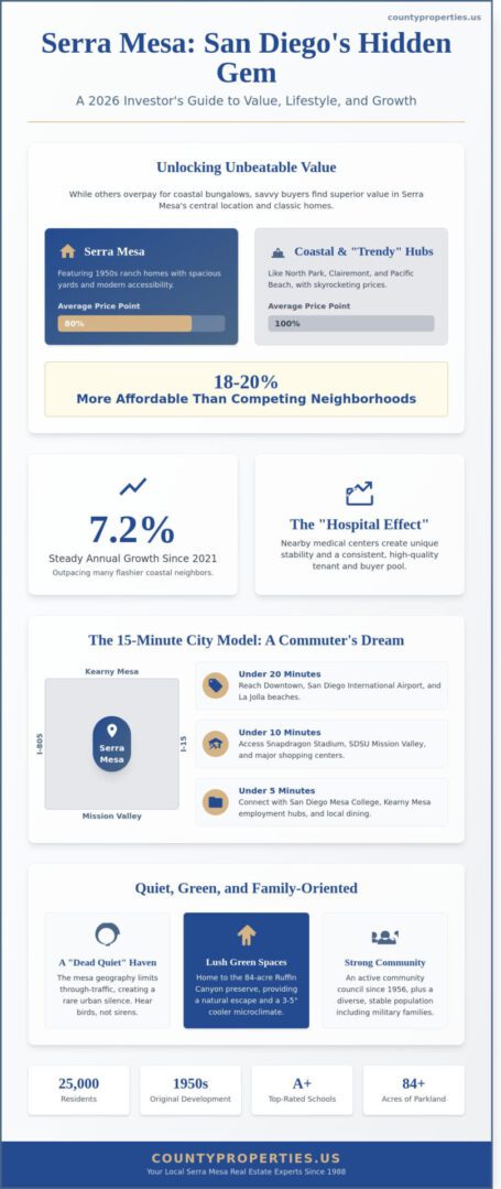 Living in Serra Mesa, San Diego: A Comprehensive 2026 Neighborhood Guide