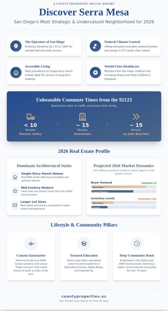 Serra Mesa, San Diego County: The Ultimate 2026 Neighborhood & Real Estate Guide