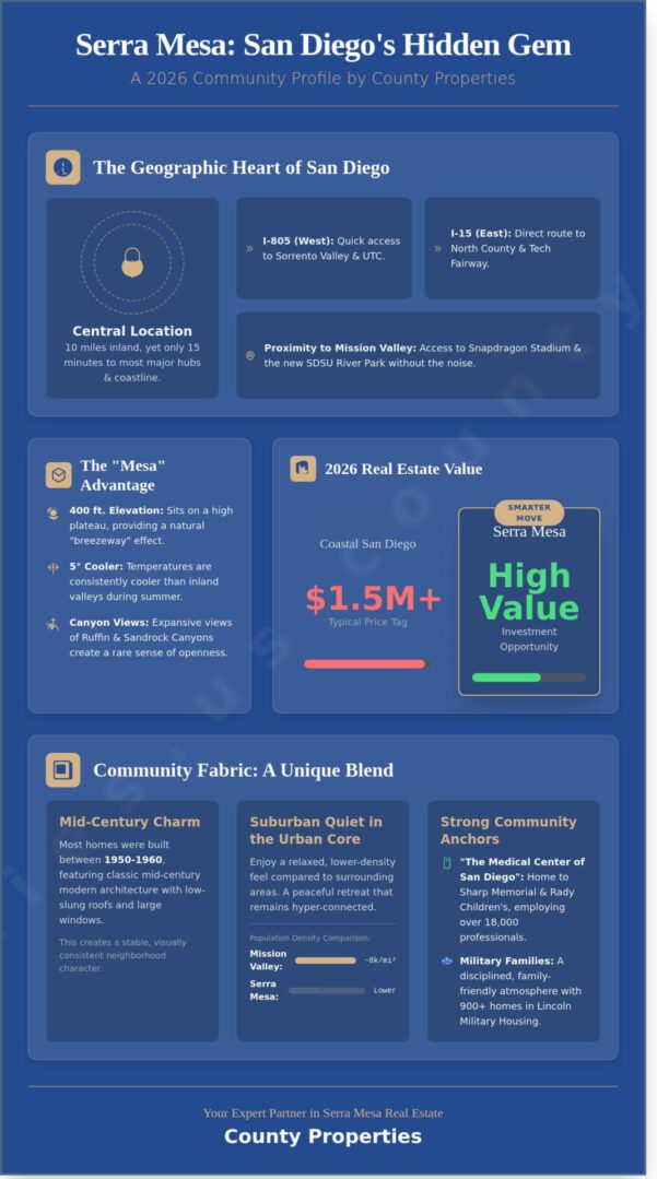 Serra Mesa, San Diego: The Essential Neighborhood & Real Estate Guide for 2026