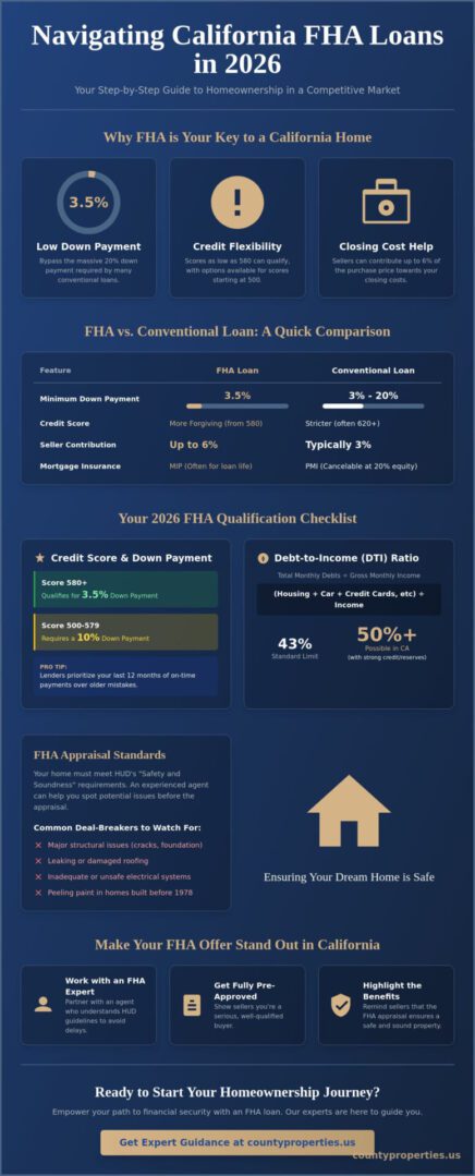FHA Loan Requirements California 2026: Your Complete Eligibility Guide