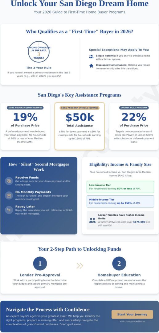 First-Time Home Buyer Programs San Diego: Your 2026 Guide to Grants and Loans