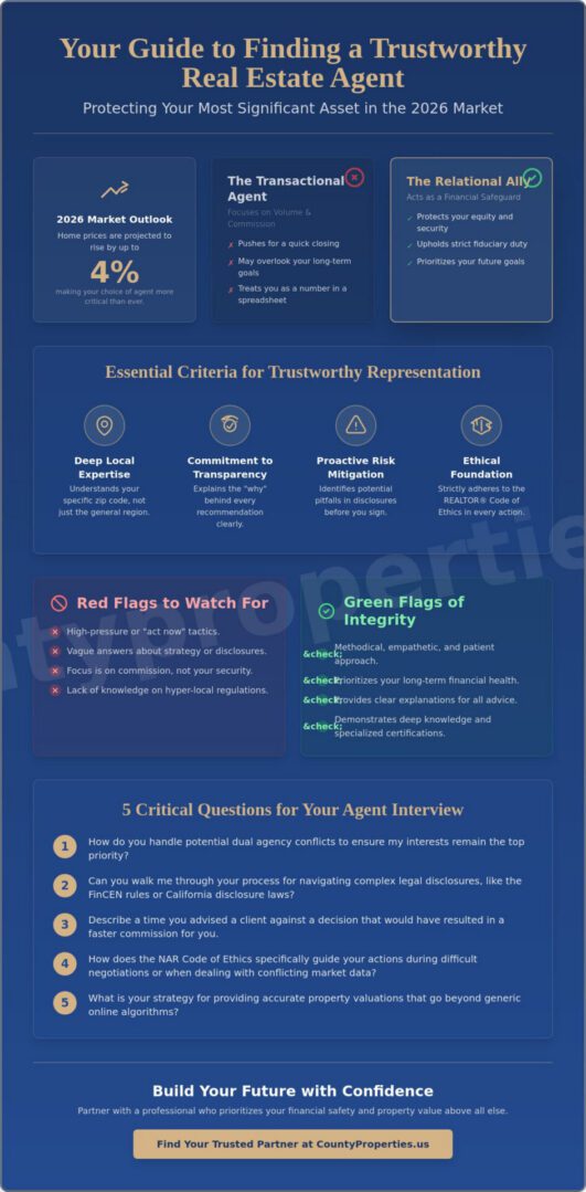 Finding a Trustworthy Real Estate Agent: A 2026 Guide to Professional Integrity