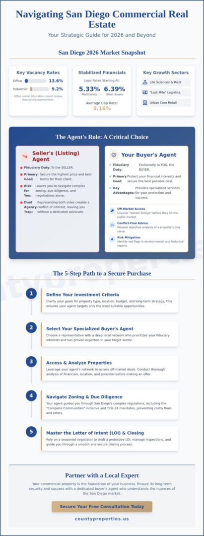 How to Buy Commercial Real Estate in San Diego with an Agent: A 2026 Guide
