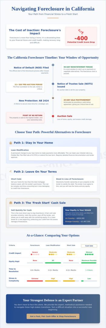 Strategic Alternatives to Foreclosure in California: A Homeowner’s Guide to 2026