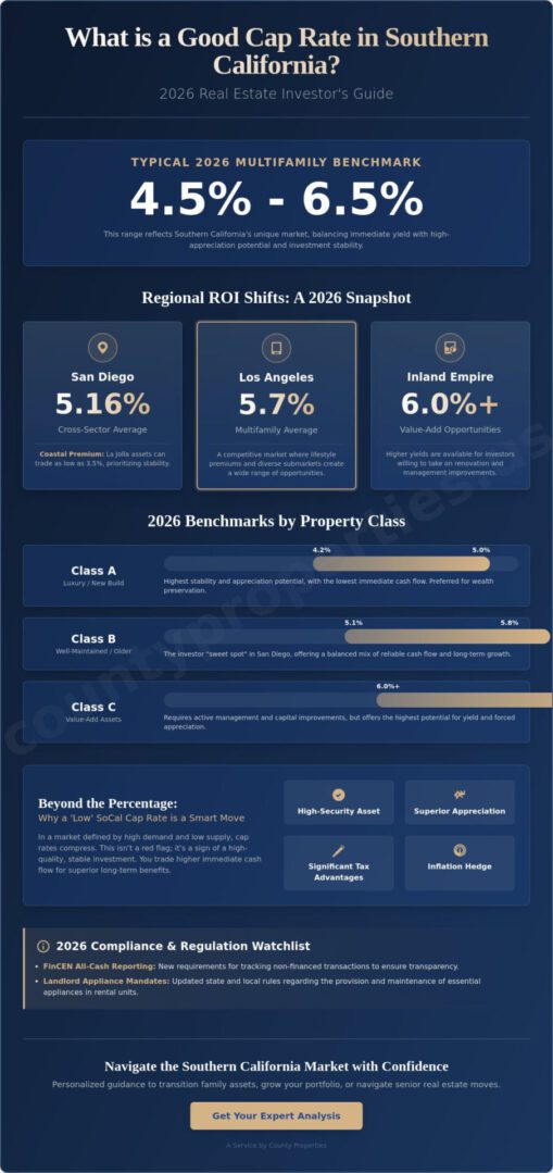 What Is a Good Cap Rate in Southern California? 2026 Investor Guide