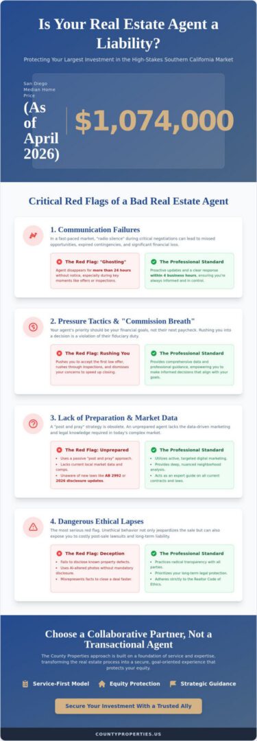 10 Warning Signs of a Bad Real Estate Agent: How to Protect Your Investment