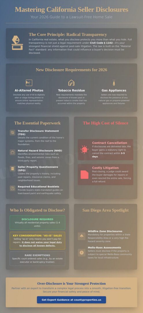 Seller Disclosure Responsibilities in California: A 2026 Guide to Legal Safety