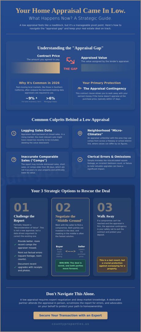 What If My Home Appraisal Is Too Low? A Strategic Guide for 2026