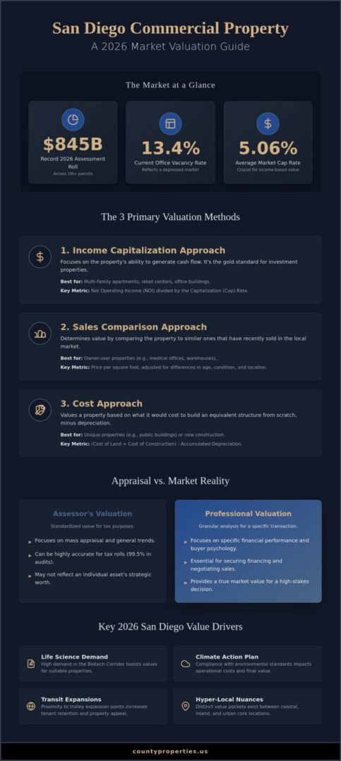 Commercial Property Valuation in San Diego: A Strategic Guide for 2026
