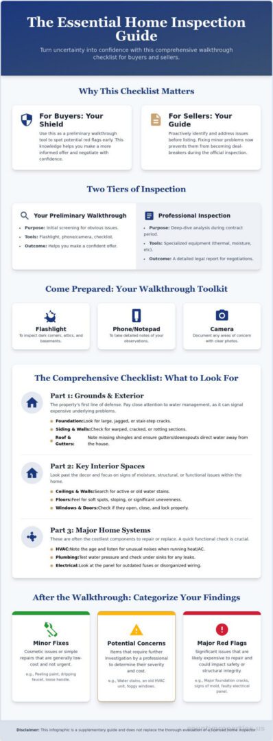 The Ultimate Home Inspection Checklist for Buyers & Sellers