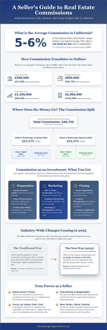 Real Estate Agent Commission in California: Your 2026 Seller's Guide