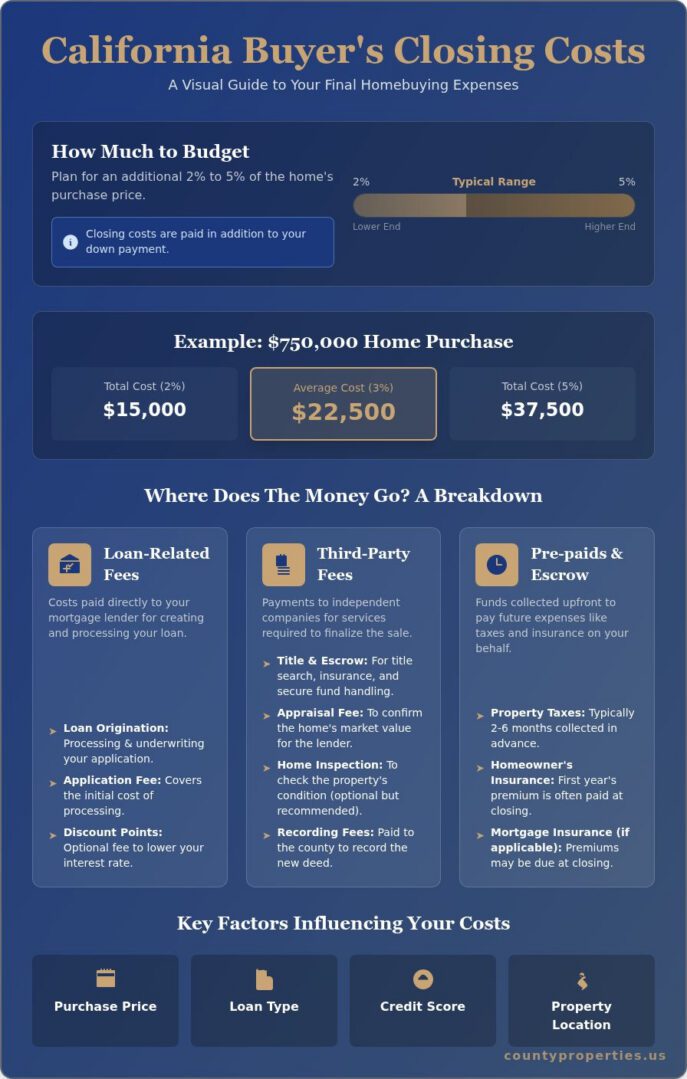 Closing Costs for a Buyer in California: The Ultimate 2026 Guide