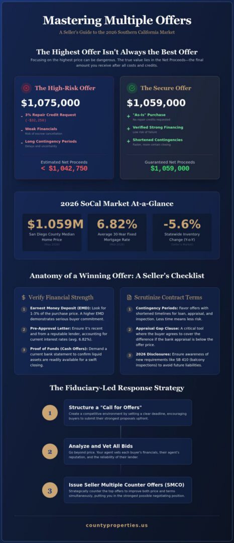 Multiple Offers: Southern California Seller Guide 2026