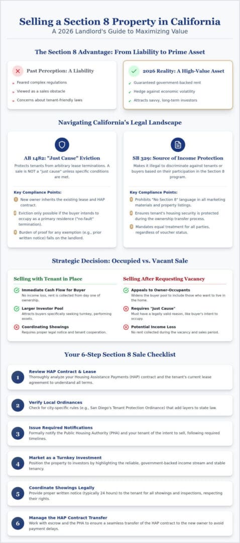 Selling a Section 8 Tenant-Occupied Property in California: The 2026 Guide